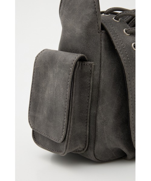 SLY（スライ）の「LACE UP SHOULDER BAG レースアップ ショルダーバッグ（ショルダーバッグ・レディース・ブラウン/ブラック/グレー・FREE）」の21枚目の写真