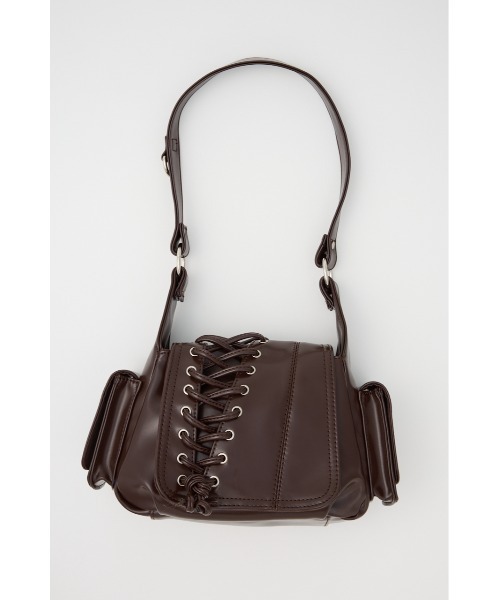 LACE UP SHOULDER BAG レースアップ ショルダーバッグ