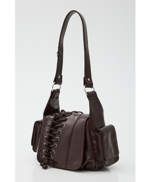 LACE UP SHOULDER BAG レースアップ ショルダーバッグ