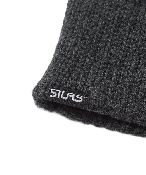 SILAS（サイラス）の「KNIT GLOVES（手袋・メンズ・アッシュ/ブラック・ONE SIZE）」の8枚目の写真