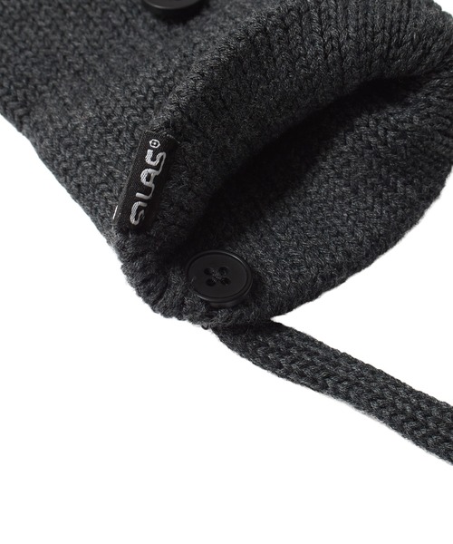 SILAS（サイラス）の「KNIT GLOVES（手袋・メンズ・アッシュ/ブラック・ONE SIZE）」の9枚目の写真