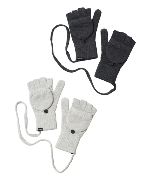 SILAS（サイラス）の「KNIT GLOVES（手袋・メンズ・アッシュ/ブラック・ONE SIZE）」の18枚目の写真