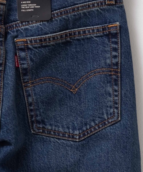 Levi's（リーバイス）の「LEVI'S(R) BAGGY DAD BARREL JEANS/バギーダッドバレルジーンズ（デニムパンツ・レディース・ダークブルー/ブラック/サックスブルー/ライトブルー・24inch/25inch/26inch/27inch）」の6枚目の写真