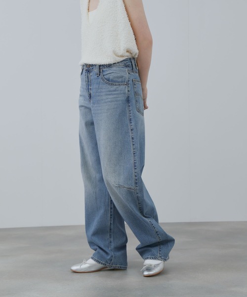 Levi's（リーバイス）の「LEVI'S(R) BAGGY DAD BARREL JEANS/バギーダッドバレルジーンズ（デニムパンツ・レディース・ダークブルー/ブラック/サックスブルー/ライトブルー・24inch/25inch/26inch/27inch）」の17枚目の写真