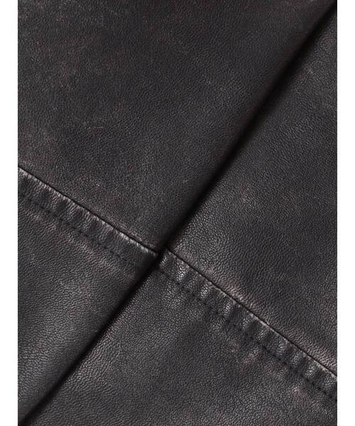 EMODA（エモダ）の「アウトポケットフェイクレザーワンピース（ワンピース・レディース・ブラウン/ブラック・FREE）」の11枚目の写真