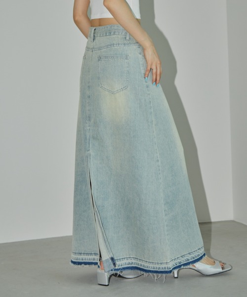 最終値下げ andwary デニムスカート　アンドマリー Bubbles - アンドマリー Andmary Amy denim mini skirt Mの通販 by じ