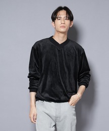 ビューティーアンドユース　スウェットベロアプルオーバー BEAUTY&YOUTH UNITED ARROWS（ビューティーアンドユース