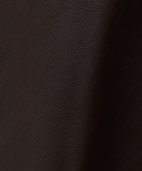 CLANE（クラネ）の「【CLANE/クラネ】FAKE LEATHER BALLOON JACKET/フェイクレザーバルーンジャケット（ブルゾン・レディース・ブラック/ブラウン・1）」の4枚目の写真