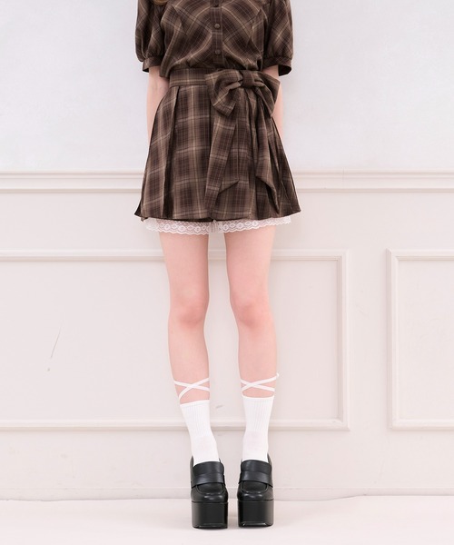 apres jour(アプレジュール)の「【セット着用可能】リボンミニスカート(スカート・レディース・ブラック系その他2/ブラウン系その他/グレー系その他/ブラック系その他・フリー/X-LARGE)」の17枚目の写真
