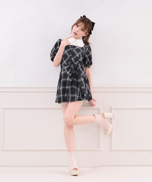 apres jour(アプレジュール)の「【セット着用可能】リボンミニスカート(スカート・レディース・ブラック系その他2/ブラウン系その他/グレー系その他/ブラック系その他・フリー/X-LARGE)」の8枚目の写真