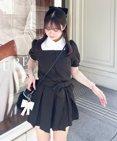 apres jour(アプレジュール)の「【セット着用可能】リボンミニスカート(スカート・レディース・ブラック系その他2/ブラウン系その他/グレー系その他/ブラック系その他・フリー/X-LARGE)」の20枚目の写真