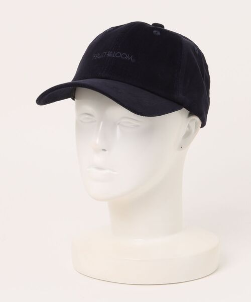 FRUIT OF THE LOOM(フルーツオブザルーム)の「【FRUIT OF THE LOOM】EX CORDUROYLAW LOGO CAP/キャップ(キャップ・メンズ・エンジ/ネイビー/ブラウン・FREE)」の5枚目の写真
