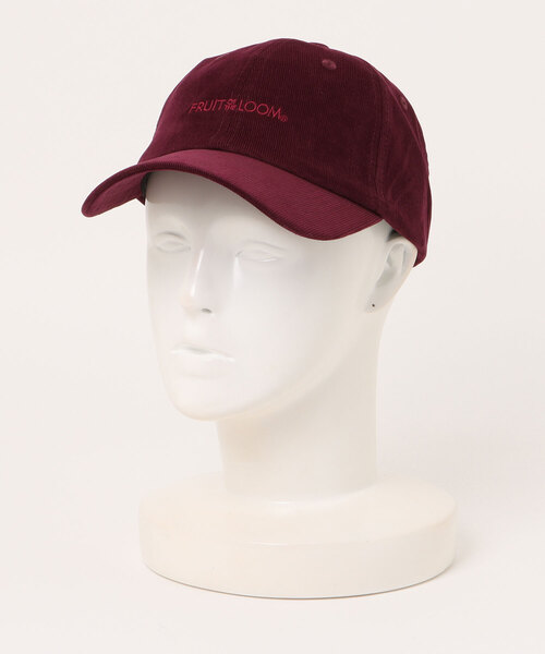 FRUIT OF THE LOOM(フルーツオブザルーム)の「【FRUIT OF THE LOOM】EX CORDUROYLAW LOGO CAP/キャップ(キャップ・メンズ・エンジ/ネイビー/ブラウン・FREE)」の6枚目の写真