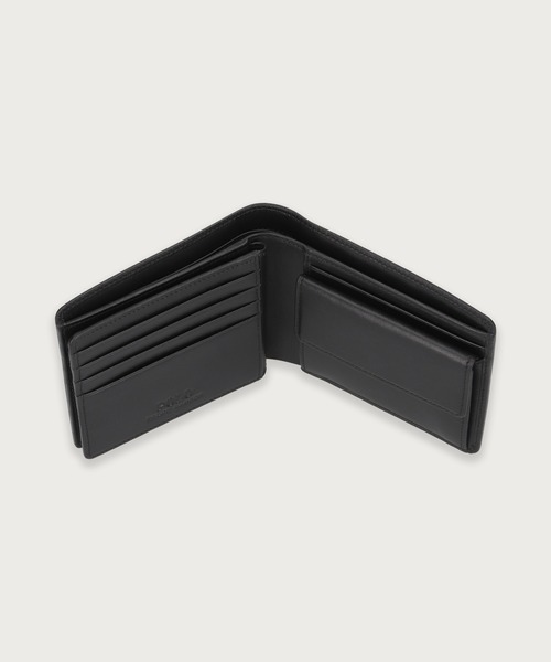 POLO RALPH LAUREN(ポロ ラルフ ローレン)の「カーフレザー ビルフォールド コイン ウォレット(財布・メンズ・ブラック/ネイビー/ダークブラウン・FREE)」の4枚目の写真