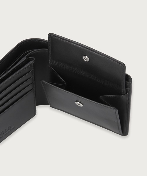 カーフレザー ビルフォールド コイン ウォレット（財布）｜POLO RALPH