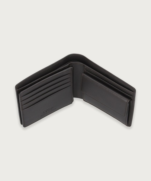 POLO RALPH LAUREN(ポロ ラルフ ローレン)の「カーフレザー ビルフォールド コイン ウォレット(財布・メンズ・ブラック/ネイビー/ダークブラウン・FREE)」の10枚目の写真