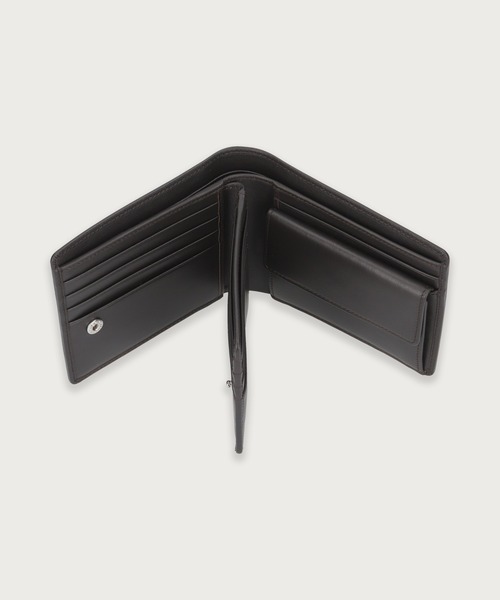 POLO RALPH LAUREN(ポロ ラルフ ローレン)の「カーフレザー ビルフォールド コイン ウォレット(財布・メンズ・ブラック/ネイビー/ダークブラウン・FREE)」の12枚目の写真