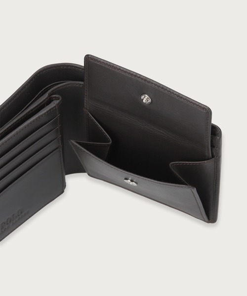 POLO RALPH LAUREN(ポロ ラルフ ローレン)の「カーフレザー ビルフォールド コイン ウォレット(財布・メンズ・ブラック/ネイビー/ダークブラウン・FREE)」の13枚目の写真