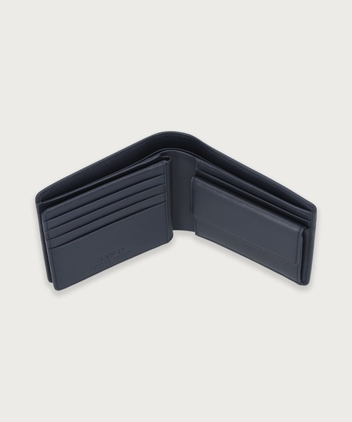 カーフレザー ビルフォールド コイン ウォレット（財布）｜POLO RALPH