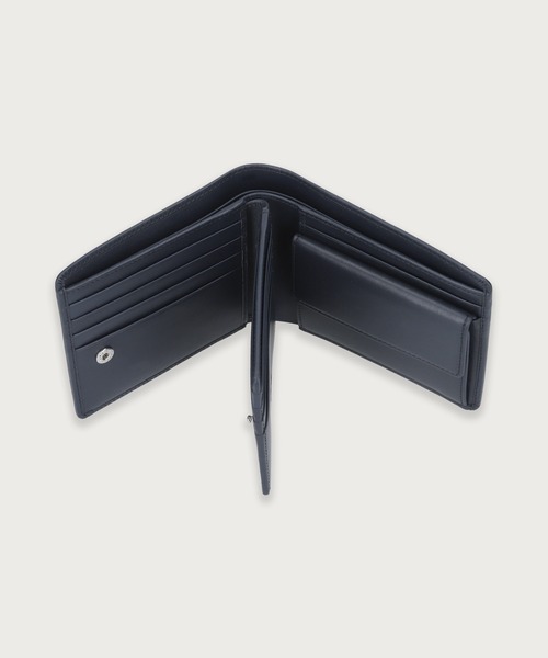 カーフレザー ビルフォールド コイン ウォレット（財布）｜POLO RALPH