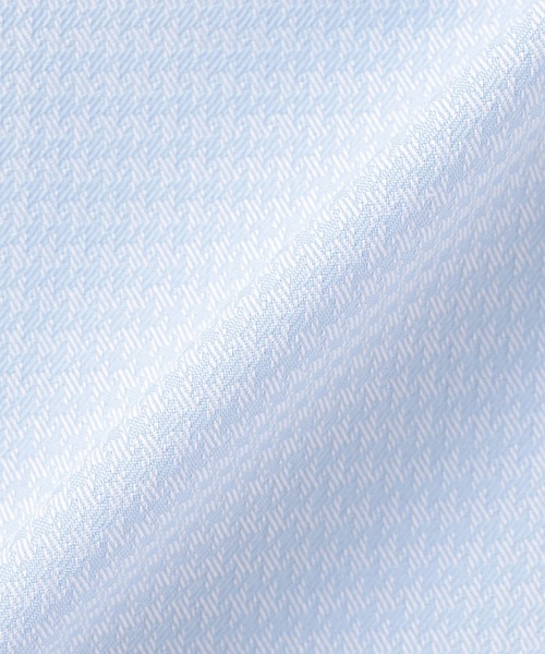 TOKYO SHIRTS（トウキョウシャツ）の「形態安定ノーアイロン ワイド 長袖ビジネスワイシャツ（ビジネスシャツ・レディース・サックスブルー・S/M/XS）」の5枚目の写真