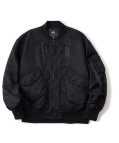 WHITE MOUNTAINEERING(ホワイトマウンテニアリング)の「White Mountaineering WM × ALPHA INDUSTRIES MA-1 JACKET (WM2573201)(MA-1・メンズ・ブラック・MEDIUM/LARGE)」の8枚目の写真