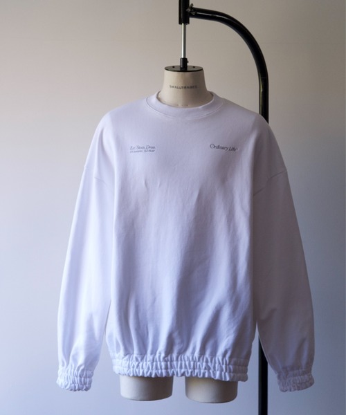 トップス SHINYAKOZUKA ORDINARY HOME CREW SHINYAKOZUKA - ORDINARY HOME HIS CREW WITH PRINTING / BLACK
