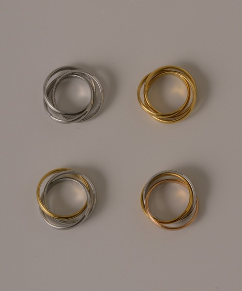 muku(ムク)の「RING/TRIO(リング・レディース・シルバー×ゴールド/ゴールド/シルバー/ゴールド系1・9/11/13)」の6枚目の写真