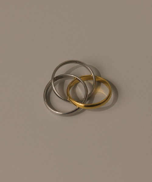 muku(ムク)の「RING/TRIO(リング・レディース・シルバー×ゴールド/ゴールド/シルバー/ゴールド系1・9/11/13)」の5枚目の写真