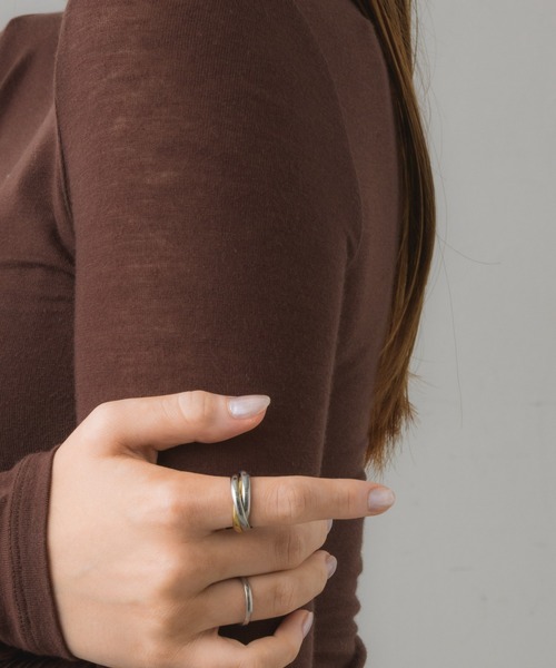 muku(ムク)の「RING/TRIO(リング・レディース・シルバー×ゴールド/ゴールド/シルバー/ゴールド系1・9/11/13)」の16枚目の写真