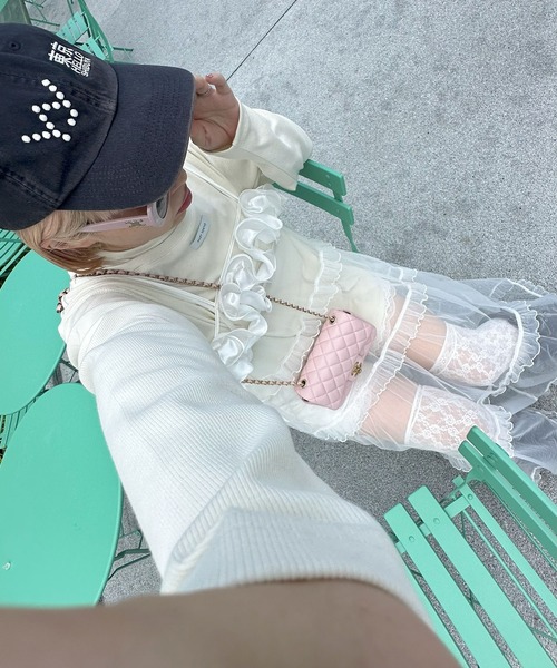 Alley Tokyo(アリートーキョー)の「タンク着てる風BIGロンT(Tシャツ/カットソー・レディース・グレー/アイボリー/ブラウン・FREE)」の19枚目の写真