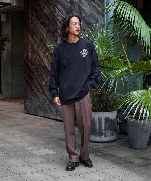 RVCA(ルーカ)の「RVCA メンズ UTILITY SERVICES LT ロンT 【2025年秋冬モデル】/ルーカバックプリント長袖ロンT(Tシャツ/カットソー・メンズ・ホワイト/ブラック・SMALL/MEDIUM/LARGE/X-LARGE)」の3枚目の写真