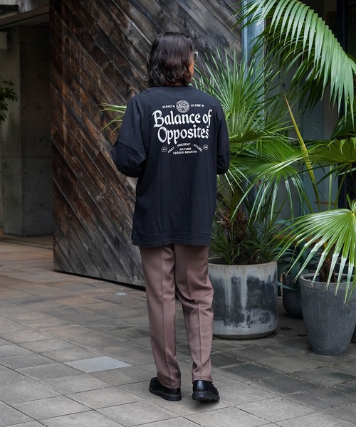 RVCA(ルーカ)の「RVCA メンズ UTILITY SERVICES LT ロンT 【2025年秋冬モデル】/ルーカバックプリント長袖ロンT(Tシャツ/カットソー・メンズ・ホワイト/ブラック・SMALL/MEDIUM/LARGE/X-LARGE)」の4枚目の写真