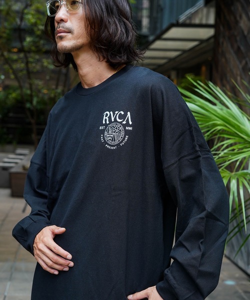 RVCA(ルーカ)の「RVCA メンズ UTILITY SERVICES LT ロンT 【2025年秋冬モデル】/ルーカバックプリント長袖ロンT(Tシャツ/カットソー・メンズ・ホワイト/ブラック・SMALL/MEDIUM/LARGE/X-LARGE)」の7枚目の写真