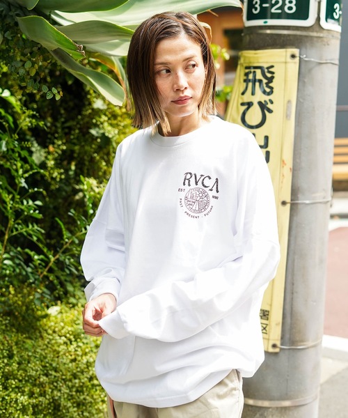 RVCA(ルーカ)の「RVCA メンズ UTILITY SERVICES LT ロンT 【2025年秋冬モデル】/ルーカバックプリント長袖ロンT(Tシャツ/カットソー・メンズ・ホワイト/ブラック・SMALL/MEDIUM/LARGE/X-LARGE)」の11枚目の写真