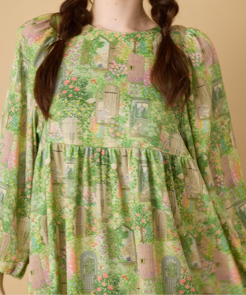 Jolly Poupee(ジョリープッペ)の「【22fabric】シークレットガーデン/ ブラウス(シャツ/ブラウス・レディース・ベージュ/ネイビー・38/42/46)」の9枚目の写真