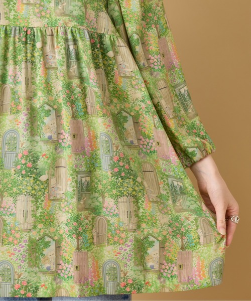 Jolly Poupee(ジョリープッペ)の「【22fabric】シークレットガーデン/ ブラウス(シャツ/ブラウス・レディース・ベージュ/ネイビー・38/42/46)」の11枚目の写真