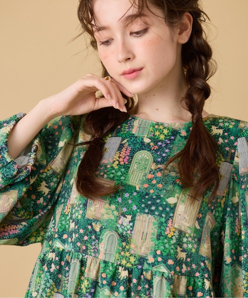 Jolly Poupee(ジョリープッペ)の「【22fabric】シークレットガーデン/ ブラウス(シャツ/ブラウス・レディース・ベージュ/ネイビー・38/42/46)」の16枚目の写真