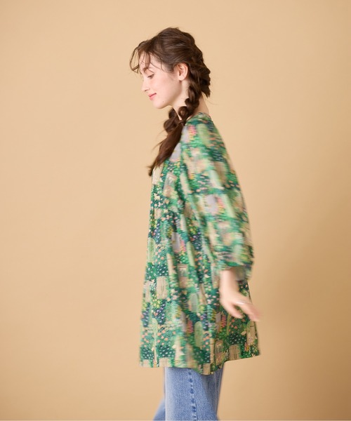 Jolly Poupee(ジョリープッペ)の「【22fabric】シークレットガーデン/ ブラウス(シャツ/ブラウス・レディース・ベージュ/ネイビー・38/42/46)」の14枚目の写真