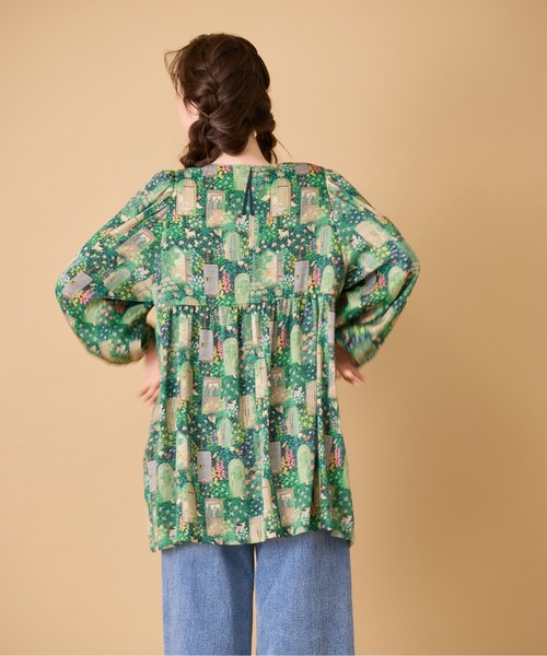 Jolly Poupee(ジョリープッペ)の「【22fabric】シークレットガーデン/ ブラウス(シャツ/ブラウス・レディース・ベージュ/ネイビー・38/42/46)」の15枚目の写真