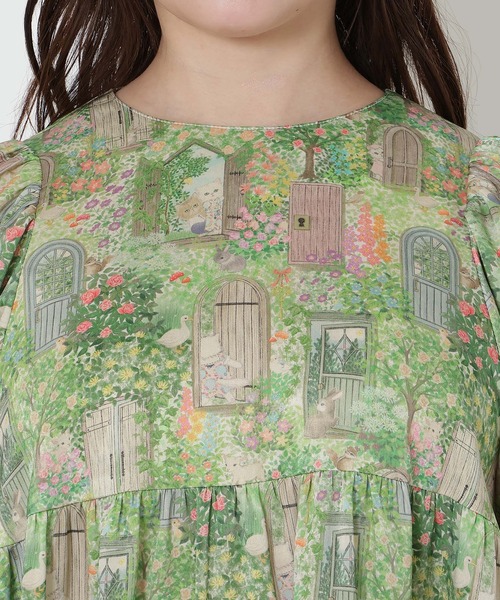 Jolly Poupee(ジョリープッペ)の「【22fabric】シークレットガーデン/ ブラウス(シャツ/ブラウス・レディース・ベージュ/ネイビー・38/42/46)」の21枚目の写真