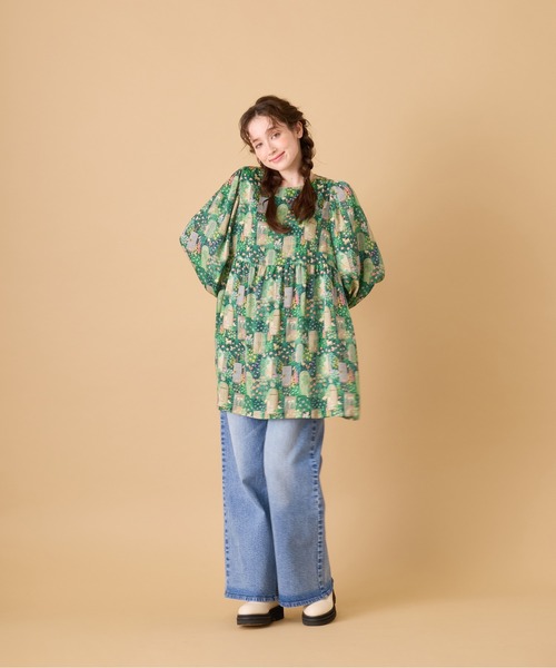 Jolly Poupee(ジョリープッペ)の「【22fabric】シークレットガーデン/ ブラウス(シャツ/ブラウス・レディース・ベージュ/ネイビー・38/42/46)」の12枚目の写真