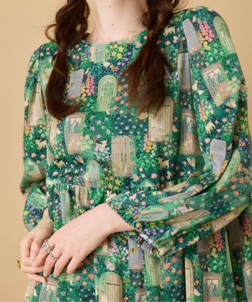 Jolly Poupee(ジョリープッペ)の「【22fabric】シークレットガーデン/ ブラウス(シャツ/ブラウス・レディース・ベージュ/ネイビー・38/42/46)」の17枚目の写真