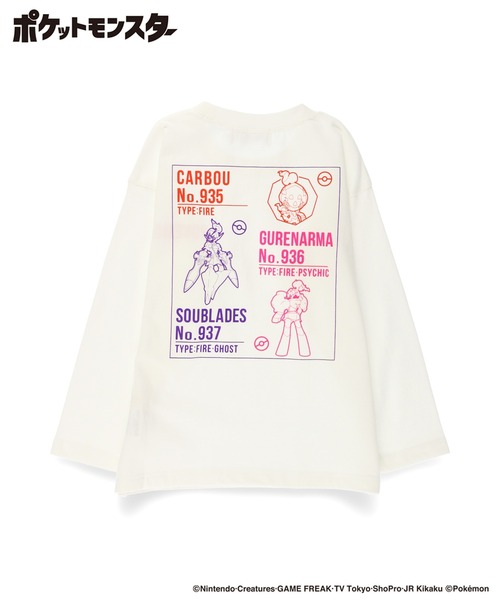 BRANSHES(ブランシェス)の「【ポケモン】ロンT 長袖Tシャツ(Tシャツ/カットソー・キッズ・ブラック/オフホワイト/サックスブルー/その他1/アイボリー/ネイビー・110/120/130/140/150/100)」の2枚目の写真