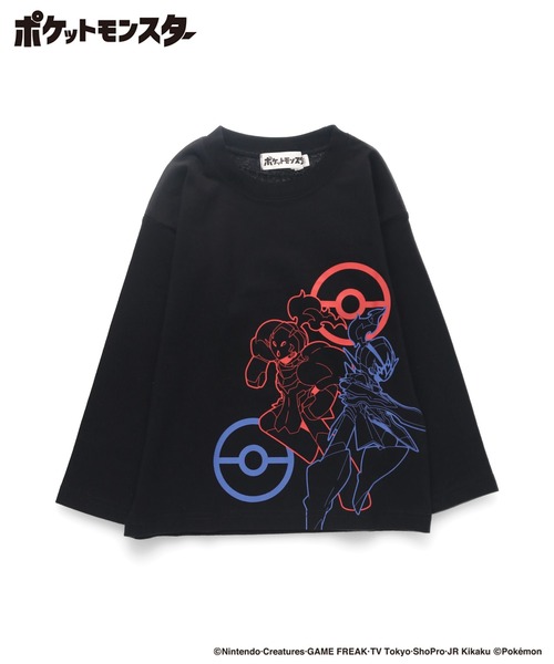 BRANSHES(ブランシェス)の「【ポケモン】ロンT 長袖Tシャツ(Tシャツ/カットソー・キッズ・ブラック/オフホワイト/サックスブルー/その他1/アイボリー/ネイビー・110/120/130/140/150/100)」の4枚目の写真