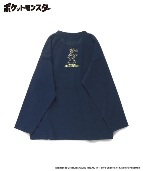 BRANSHES(ブランシェス)の「【ポケモン】ロンT 長袖Tシャツ(Tシャツ/カットソー・キッズ・ブラック/オフホワイト/サックスブルー/その他1/アイボリー/ネイビー・110/120/130/140/150/100)」の7枚目の写真