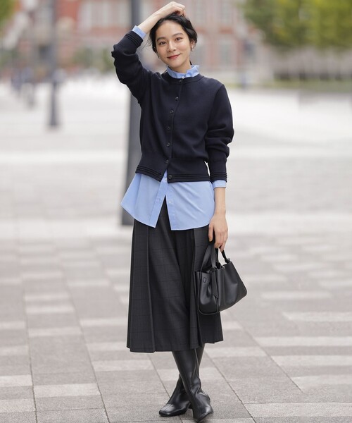 組曲（クミキョク）の「ノットデザインMINI バッグ（ショルダーバッグ・レディース・シルバー系/ブラック系/ライトグレー系/アイボリー系・F）」の7枚目の写真
