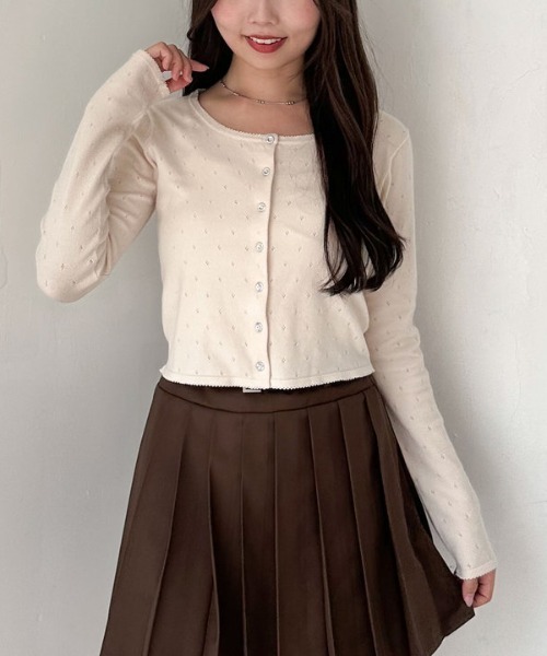 archives(アルシーヴ)の「ハリヌキニットアンサンブル(アンサンブル・レディース・グレー/ワイン/ブラック/アイボリー・MEDIUM)」の3枚目の写真