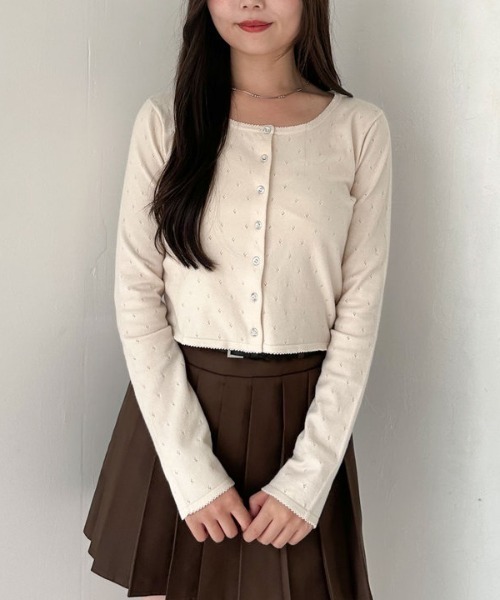 archives(アルシーヴ)の「ハリヌキニットアンサンブル(アンサンブル・レディース・グレー/ワイン/ブラック/アイボリー・MEDIUM)」の12枚目の写真