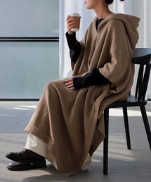 HUG.U(ハグユー)のフードニットポンチョ(ポンチョ)